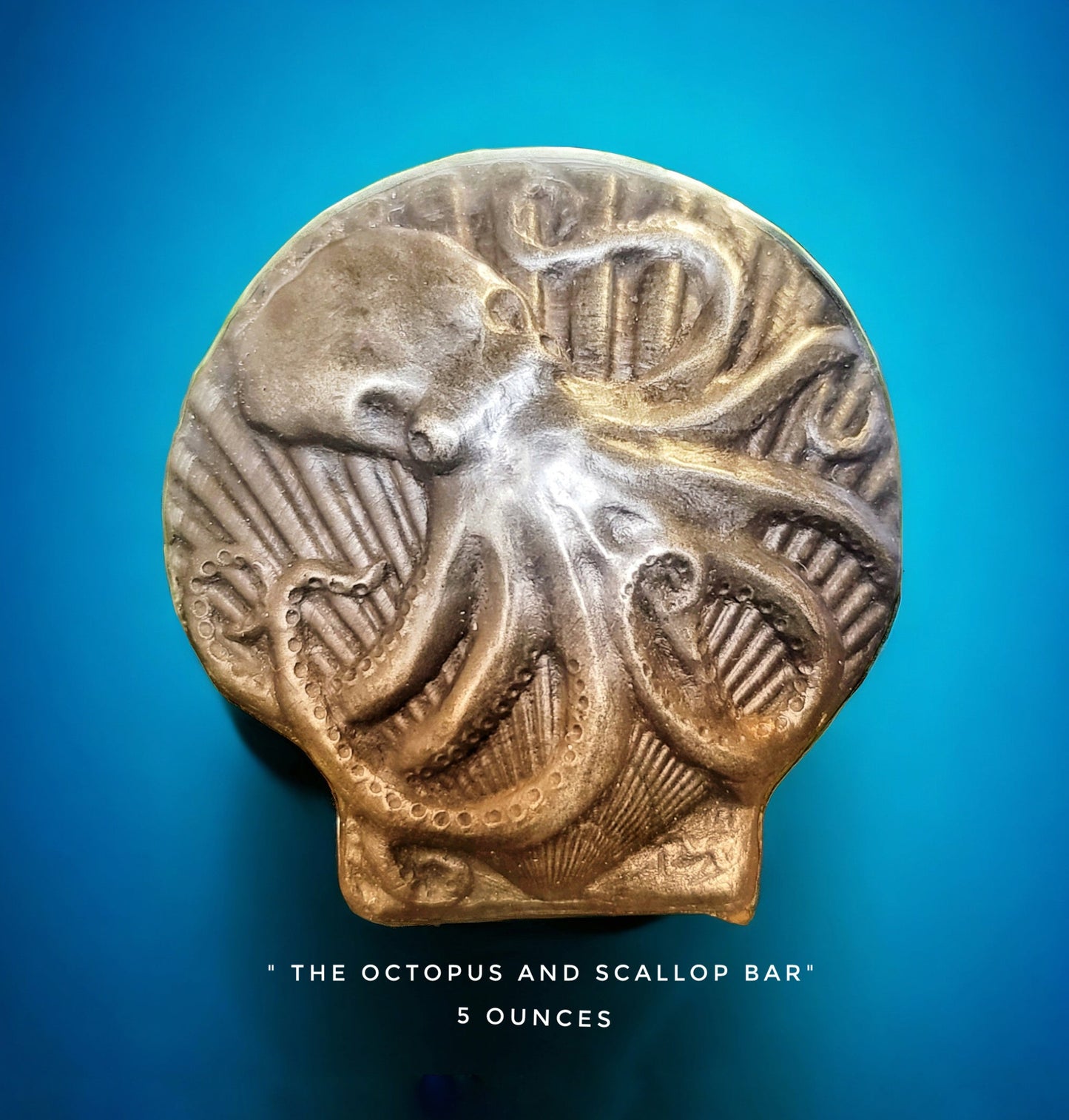 Handcrafted Octopus and Scallop chocolate bar made in Bozeman, Montana