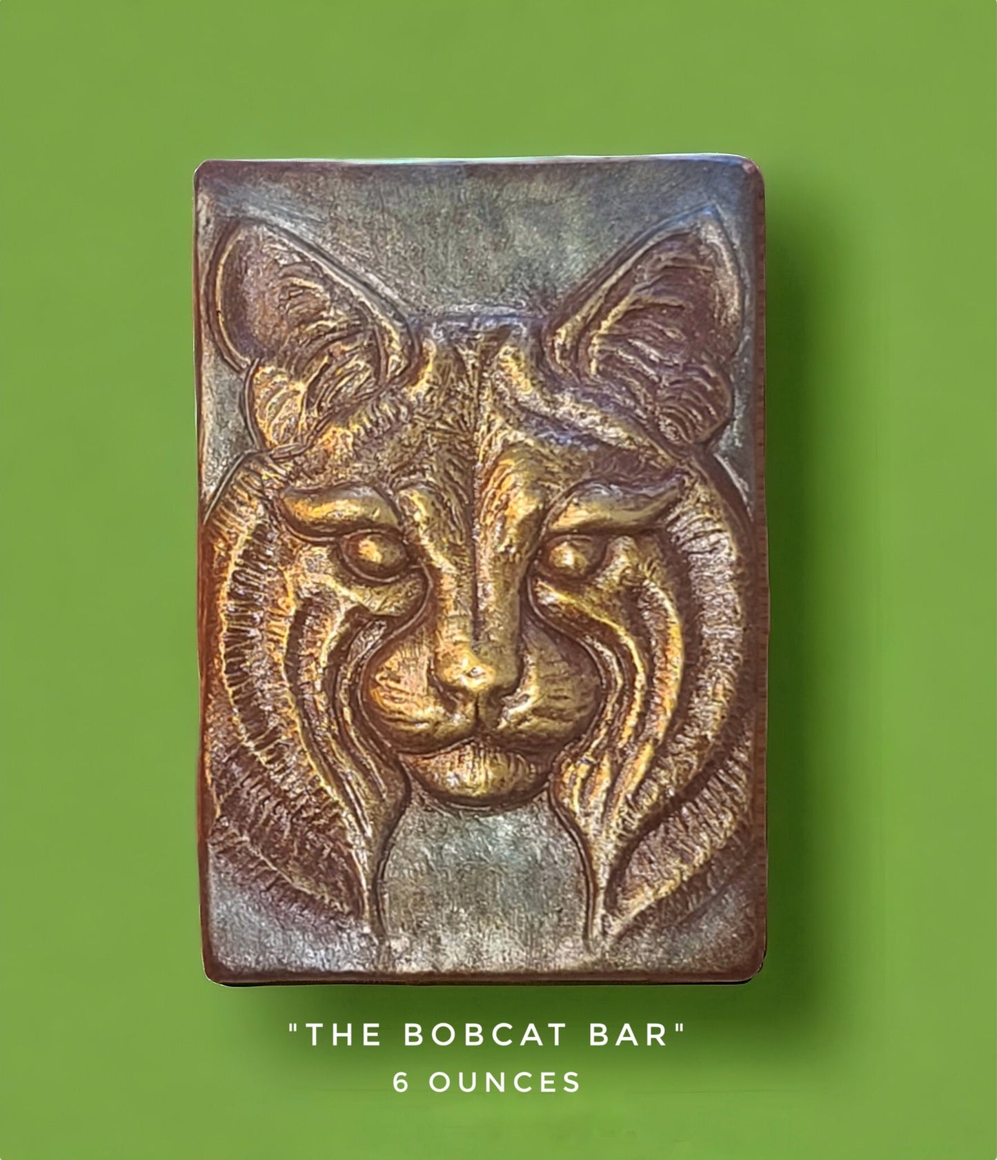 Handcrafted Bobcat chocolate bar made in Bozeman, Montana