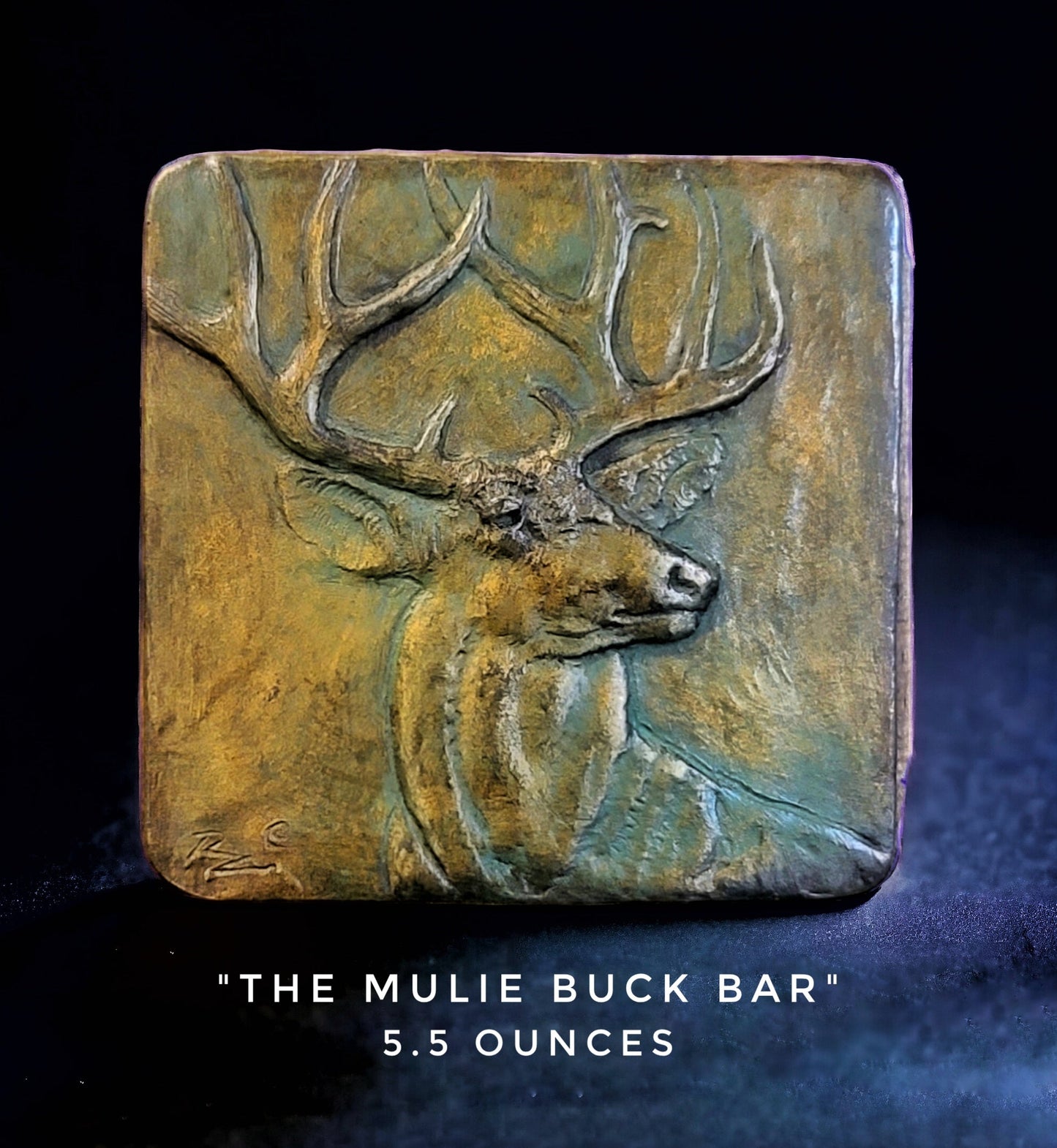 Handcrafted Mule Buck Deer chocolate bar made in Bozeman, Montana