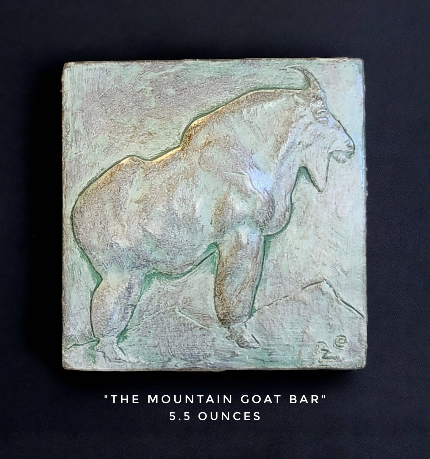 Handcrafted Mountain Goat chocolate bar made in Bozeman, Montana