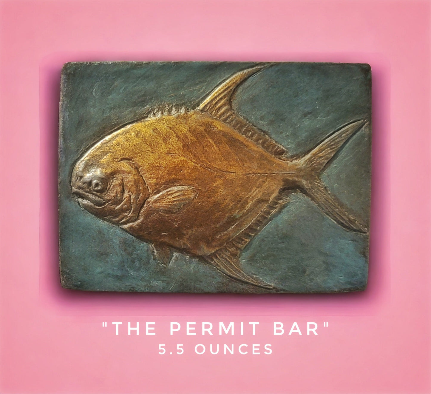 Handcrafted Permit fish chocolate bar made in Bozeman, Montana