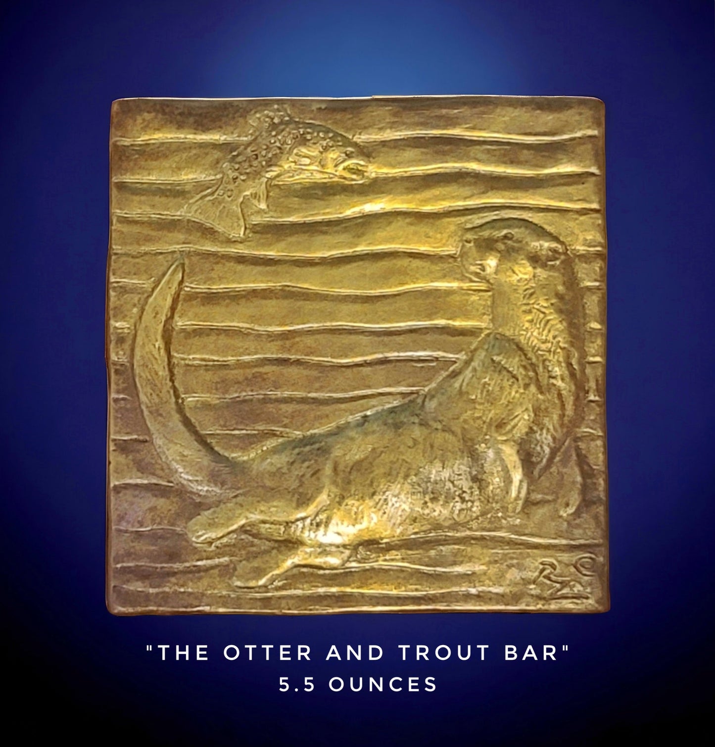 Handcrafted Otter and Trout chocolate bar made in Bozeman, Montana