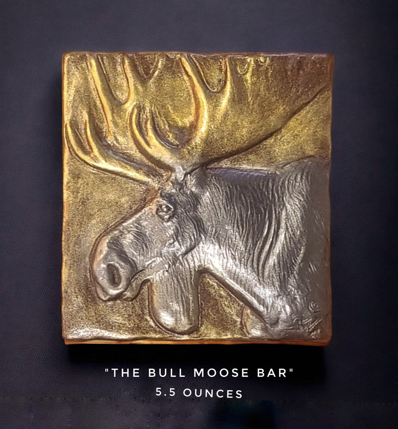 Handcrafted Bull Moose chocolate bar made in Bozeman, Montana
