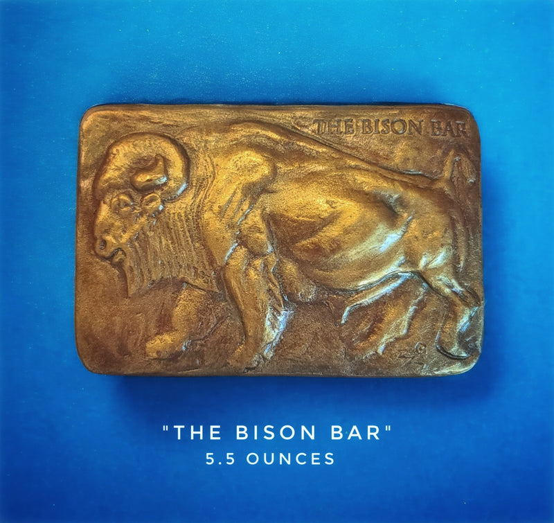 Handcrafted Bison Buffalo chocolate bar made in Bozeman, Montana
