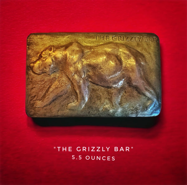 Handcrafted Grizzly Bear chocolate bar made in Bozeman, Montana